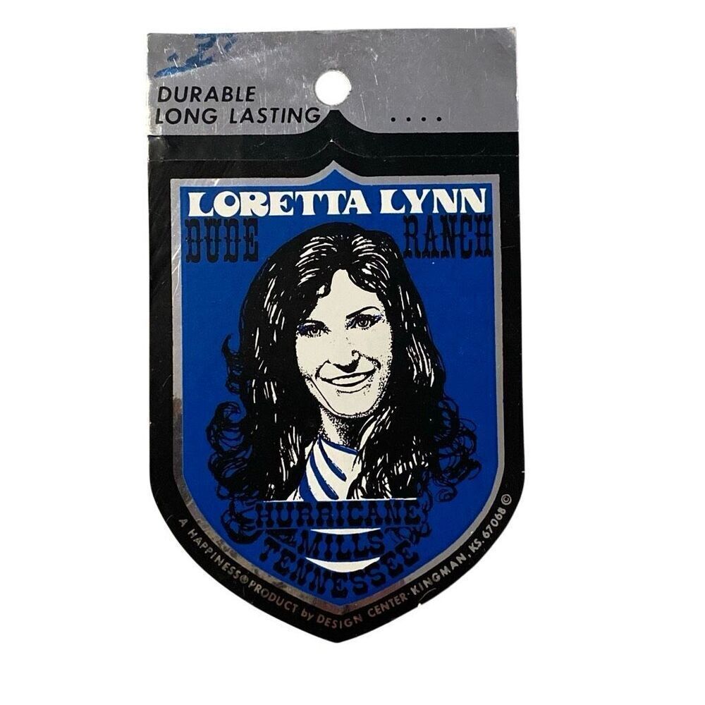 Vintage Loretta Lynn’s Dude Ranch bumper sticker NOS RARE HTF Souvenir Tennessee
